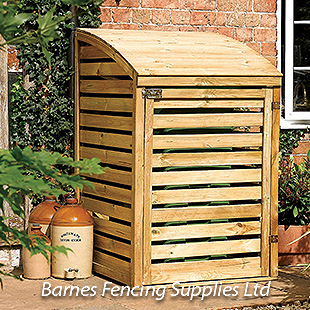RGP Garden Wooden Single Bin Storage Unit