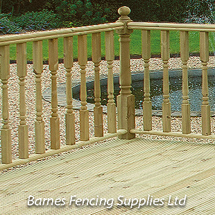 Colonial Turned Decking Spindle Suppliers